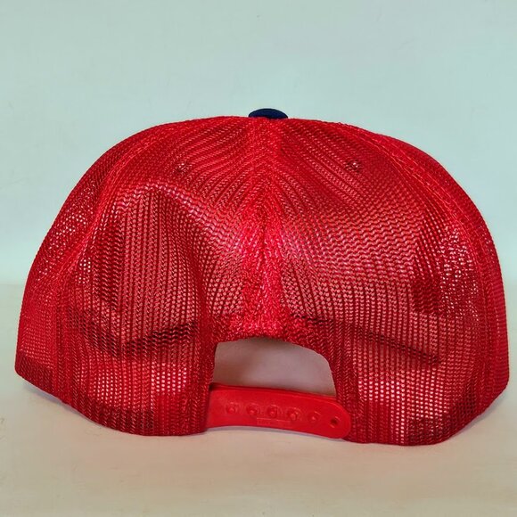 VTG 80 s New England Patriots Mesh Sports Specialties Trucker Hat NFL NWOT - Picture 2 of 7